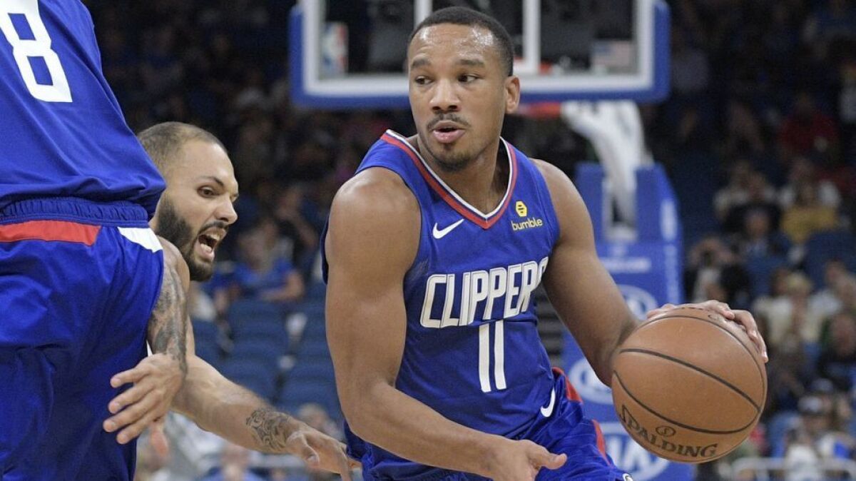 Avery Bradley was dealt from the Clippers to Memphis at the trade deadline last season.