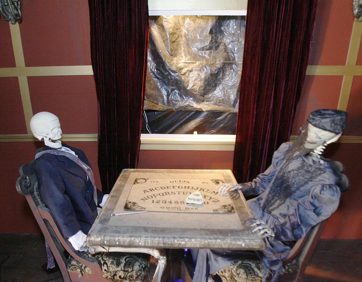 Halloween is coming up, which means the appearance of all things haunted, like this 2012 project in Burbank. Or there's dinner at Vaucluse restaurant and lounge on West Sunset Boulevard: five-courses plus paranormal investigation on Oct. 22.