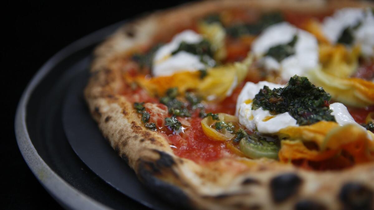 Corbarina pizza by chef Daniele Uditi of Pizzana, one of the pizza-makers coming to A Tutta Pizza during Food Bowl.
