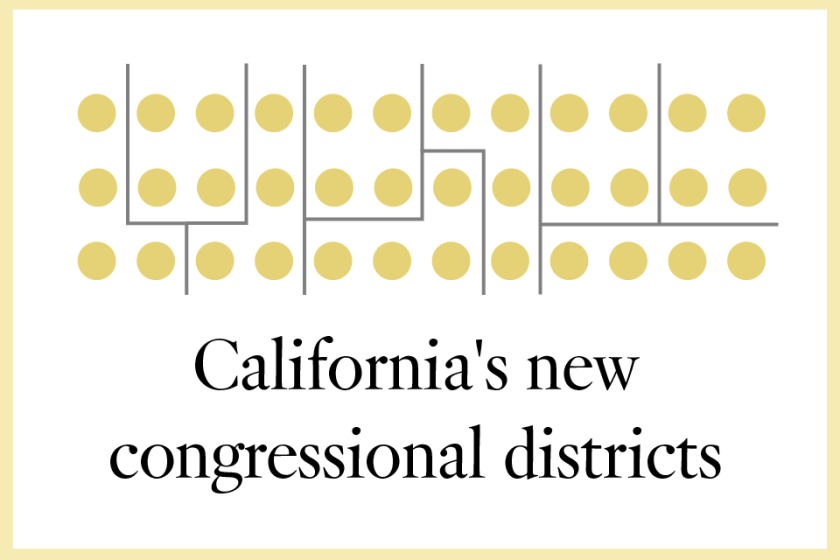 California's new congressional districts