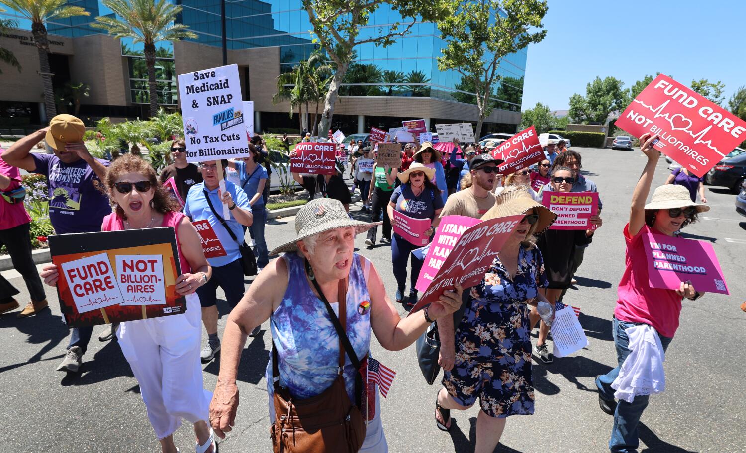 O.C. congresswoman targeted by protests over Trump megabill 1