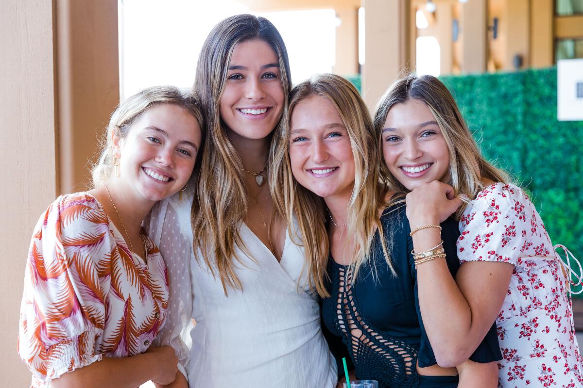 Teen guests attend the May 2 Teen Project 7th Annual Fashion Show Benefit held at the Newport Beach Country Club.