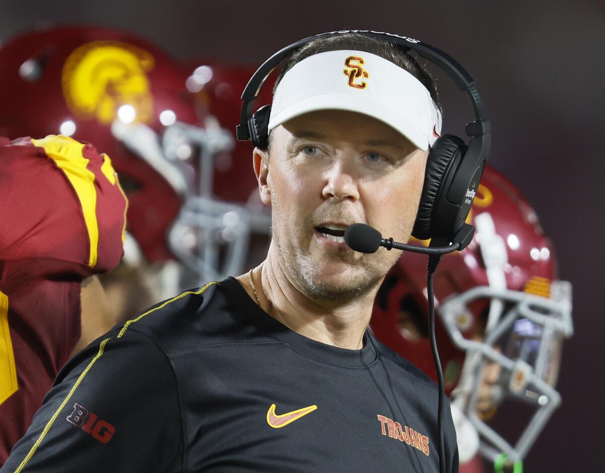 USC coach Lincoln Riley said his team has to be "ready for everybody" on Michigan.