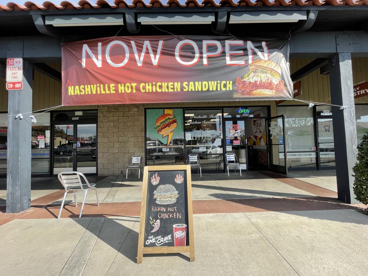 Kickin’ Hot Chicken, located at 5777 E. La Palma Ave., Anaheim.