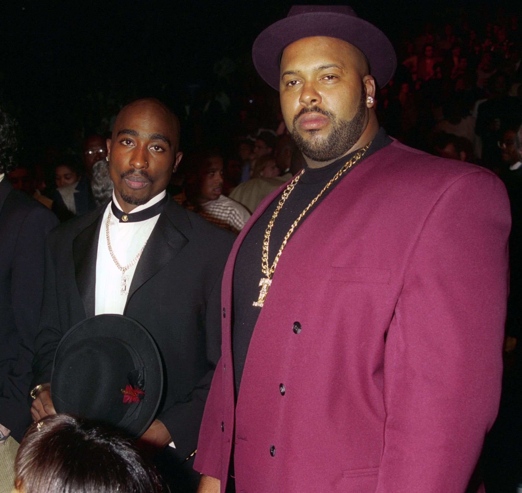 Tupac Shakur and Suge Knight.