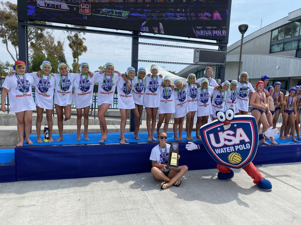 Local teams claim 3 platinum division gold medals at USA Water Polo