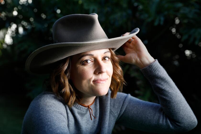 LOS ANGELES, CALIFORNIA--OCT. 3, 2019--Singer-songwriter Brandi Carlile will soon perform her take on Joni Mitchell's "Blue" album in its entirety. She is also one of the new all-female country supergroup The Highwomen. Photographed in Hollywood on Oct. 3, 2019. (Carolyn Cole/Los Angeles Times)