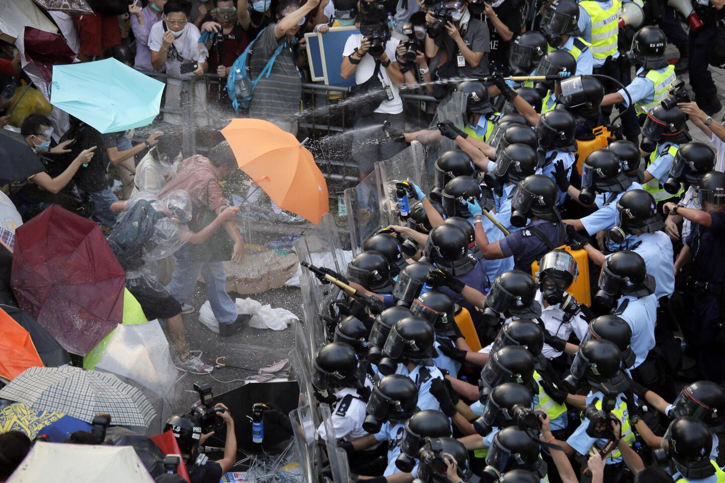 Hong Kong democracy protests