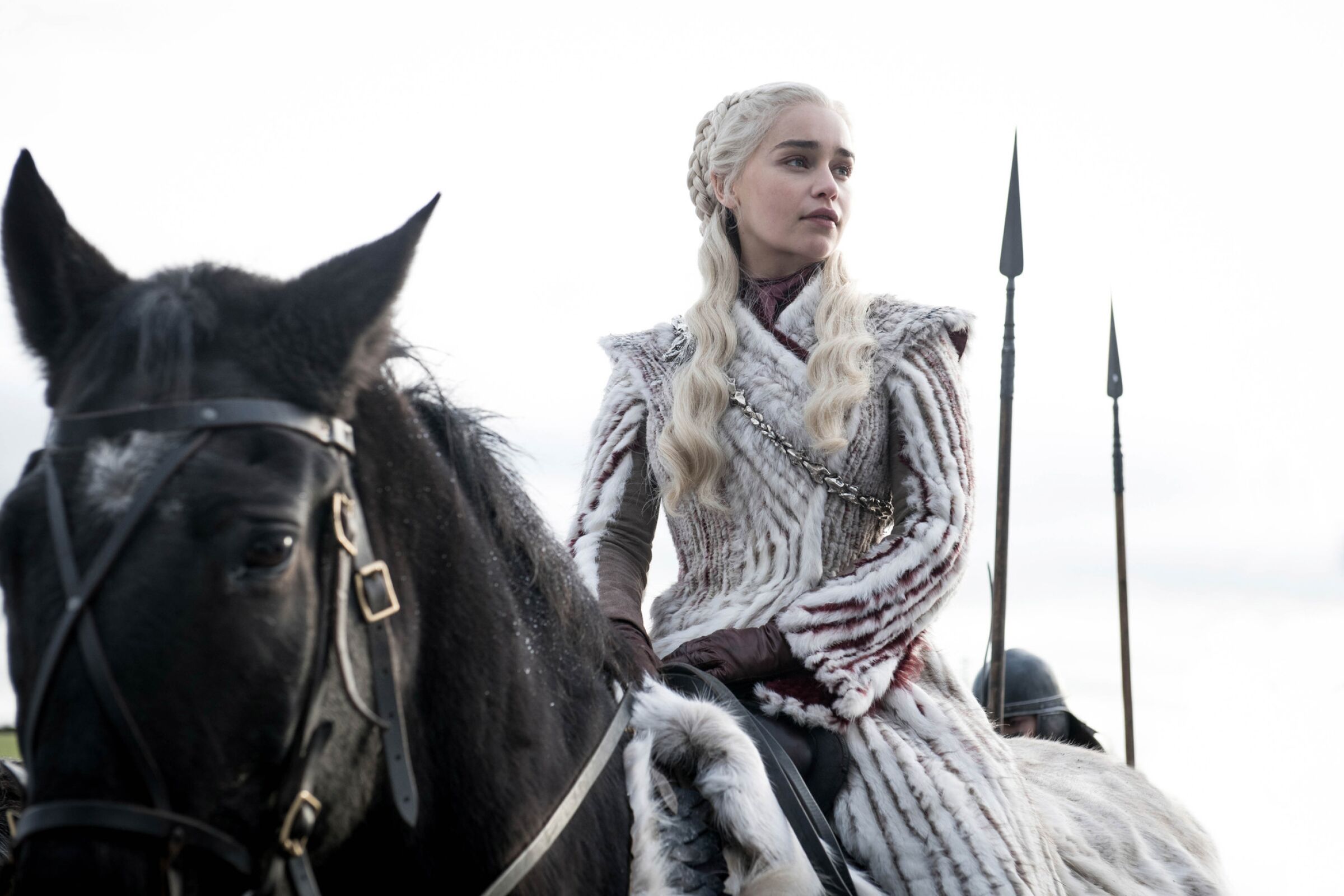 Emilia Clarke as Daenerys Targaryen in the final season of "Game of Thrones."
