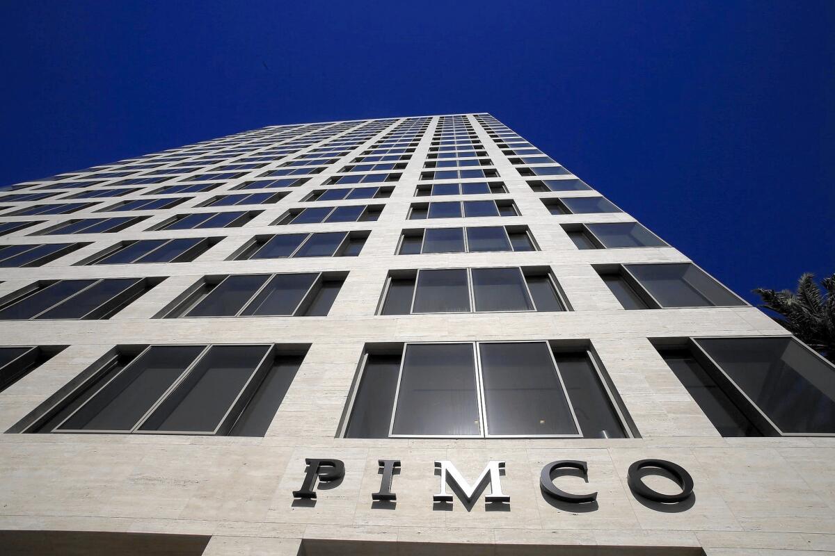 Last year's outflows from Pimco were the largest annual decline in assets ever recorded by a mutual fund family, according to fund tracker Morningstar. Above, Pimco's offices in Newport Beach.