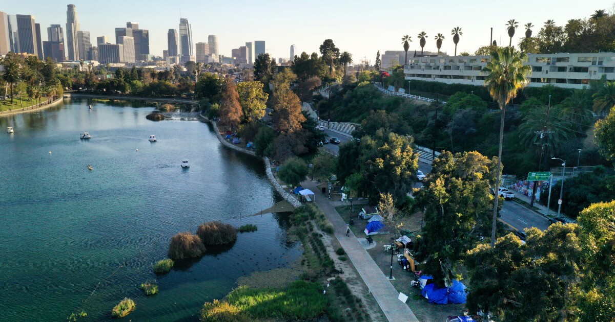 Echo Park encampment a battleground in L.A. homeless crisis