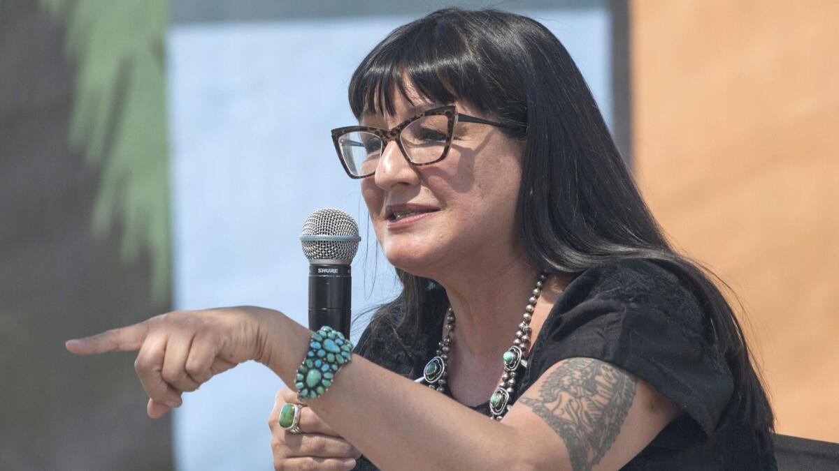 Sandra Cisneros drew a large crowd during her appearance at the Festival of Books at USC.
