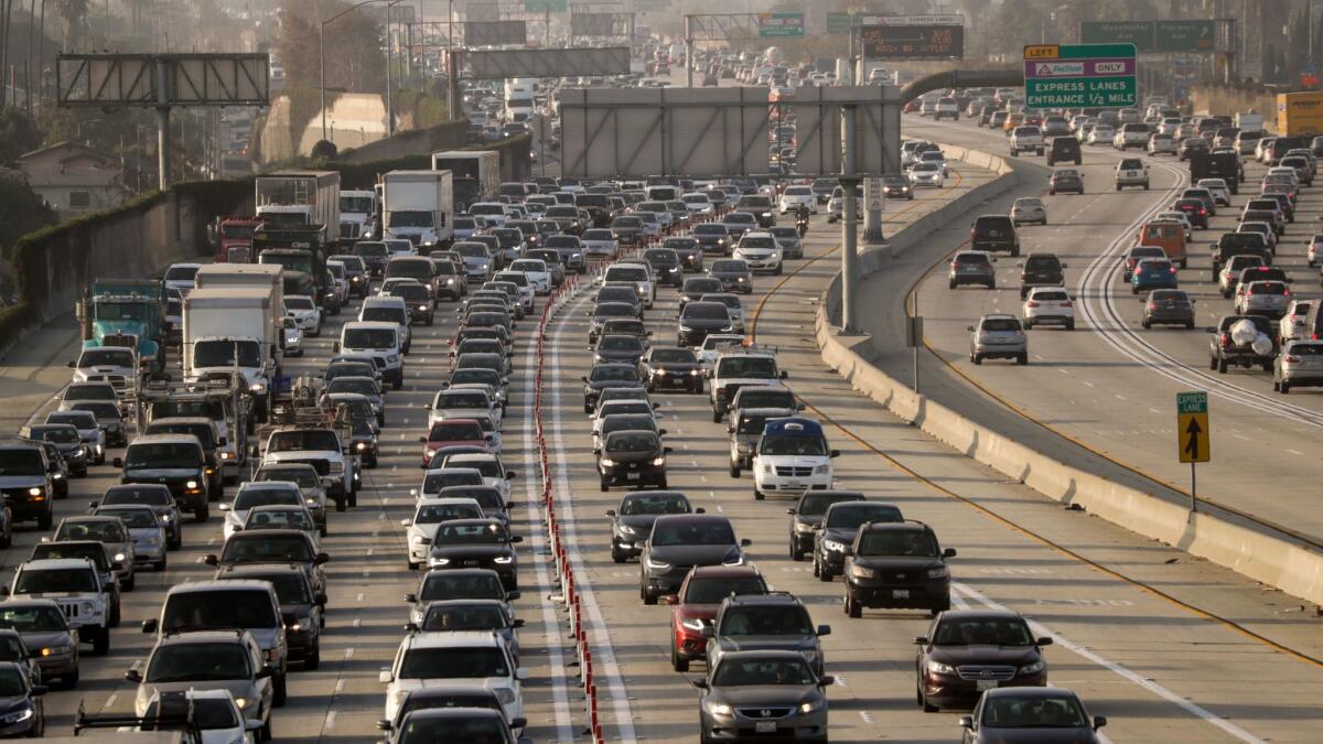 About 3.87 million Southern Californians plan to travel for the Thanksgiving holiday, with 86% traveling by car, according to the Auto Club of Southern California.