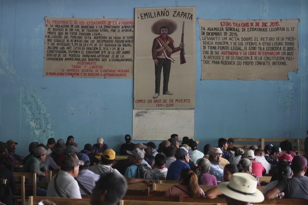 Una imagen del líder revolucionario mexicano Emiliano Zapata