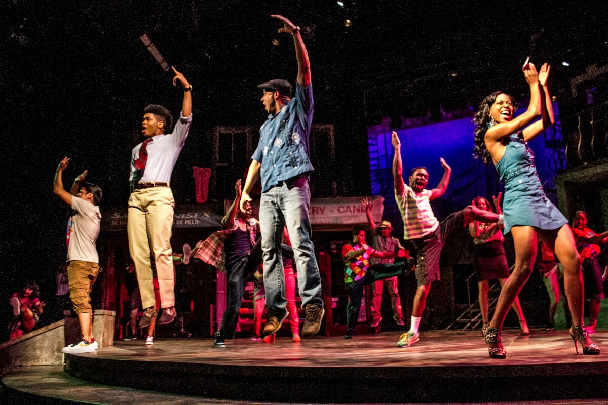 A scene from San Diego Repertory Theatre's 2013 production of "In the Heights."