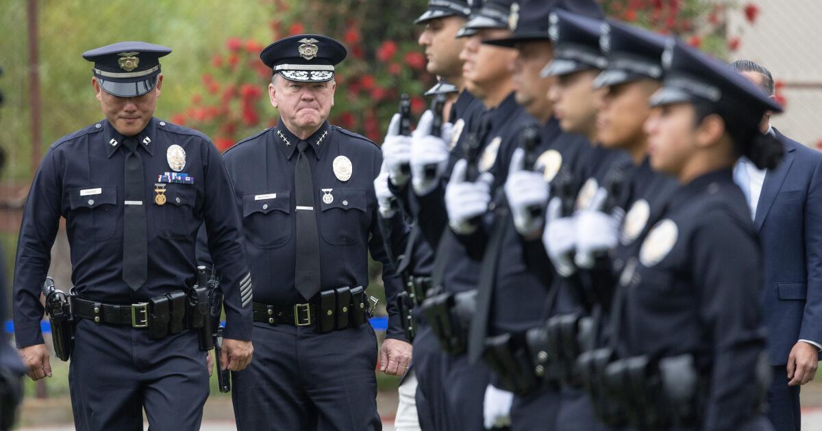 Will Trump’s warfare on DEI make it more durable for LAPD to woo black recruits? Will Trump’s warfare on DEI make it more durable for LAPD to woo black recruits?