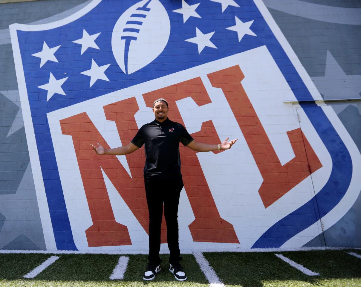 Photo Gallery: Mr. Irrelevant Caleb Wilson grants NFL Network sit-down interview