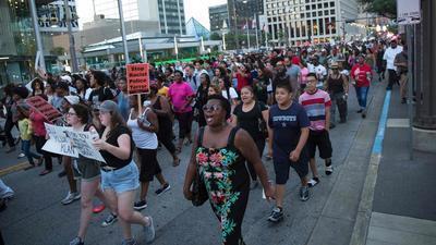 Dallas police protest