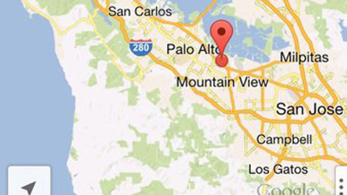 Map Of Horizon Inn San Jose