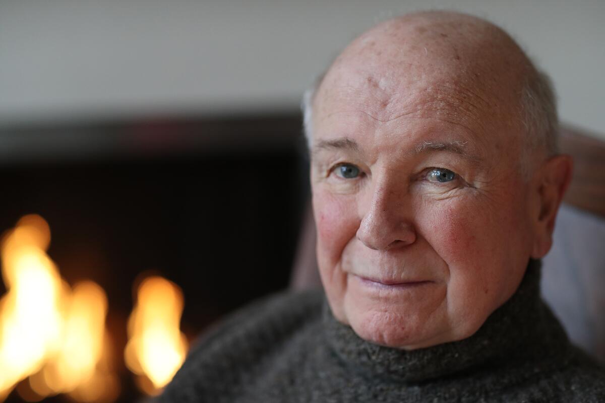 Playwright Terrence McNally at his home in New York City