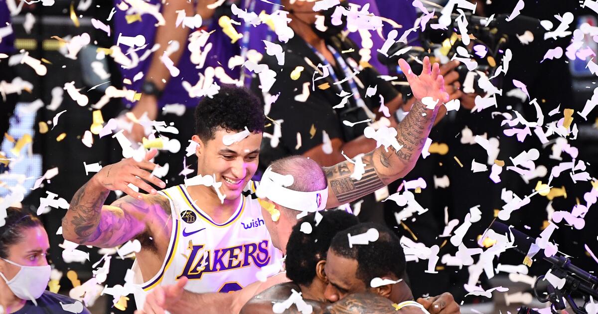 NBA on X: The @Lakers are the 2020 NBA Champions! #LakeShow   / X
