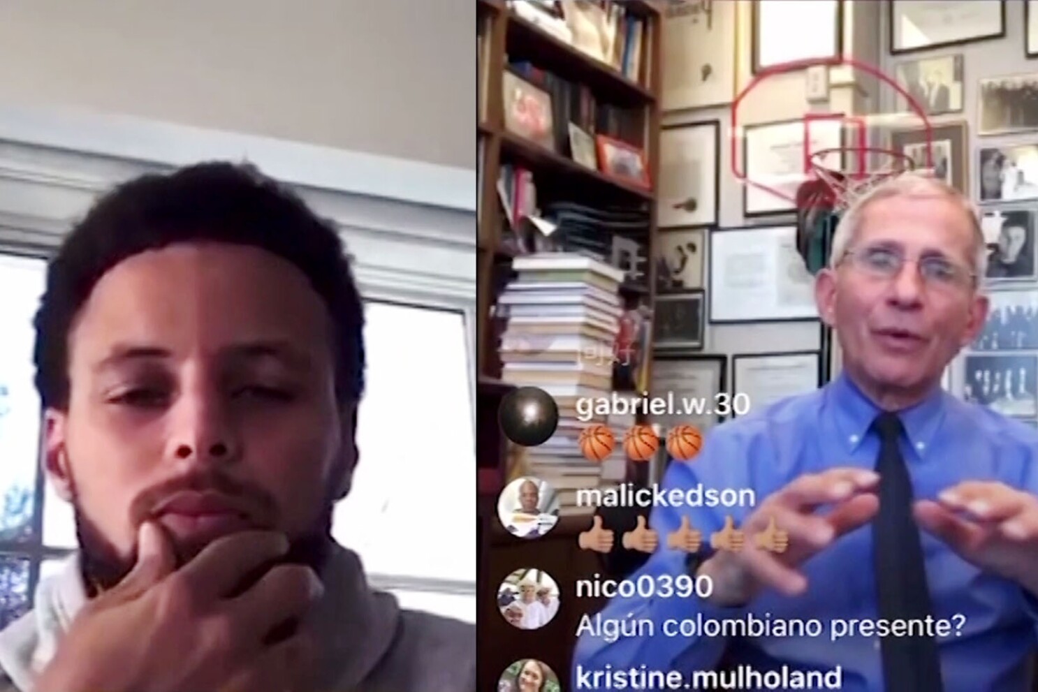 Coronavirus: Obama joins Stephen Curry's talk with Dr. Fauci - Los ...
