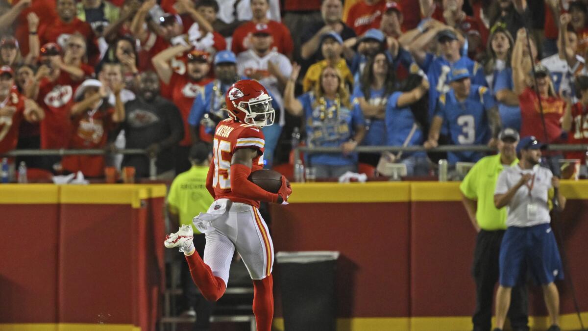 Chiefs Host Chargers on Thursday Night Football - ESPN 98.1 FM - 850 AM WRUF