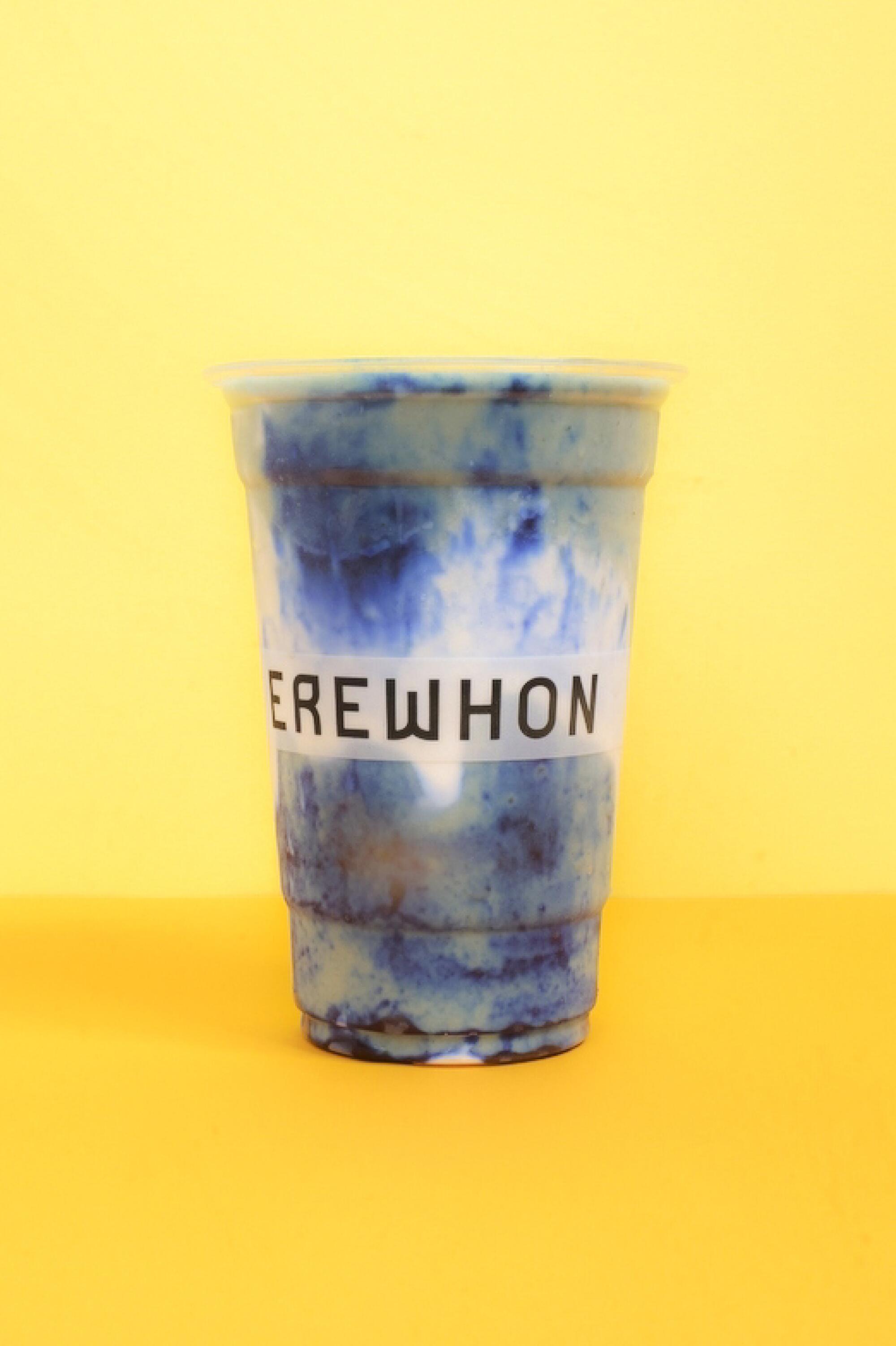 A blue-sky drink: Erewhon's Coconut Cloud smoothie.