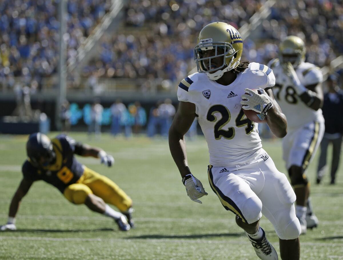 UCLA running back Paul Perkins (wrist) is expected to play Saturday against the Colorado Buffaloes.