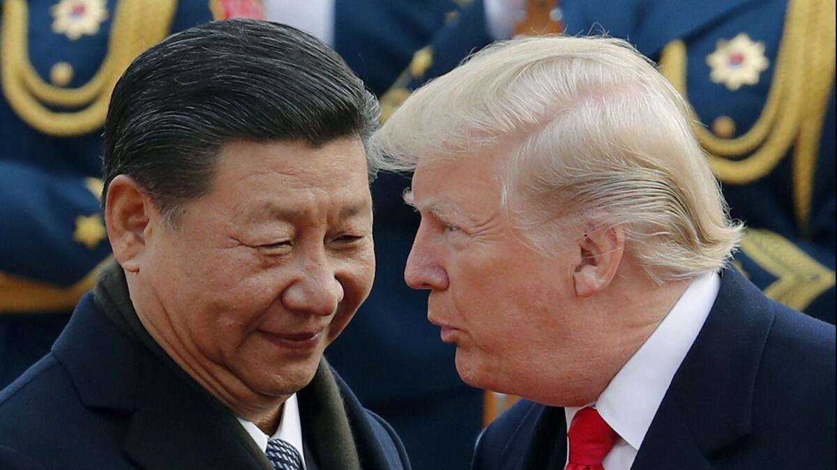 President Trump and Chinese President Xi Jinping in Beijing in 2017.