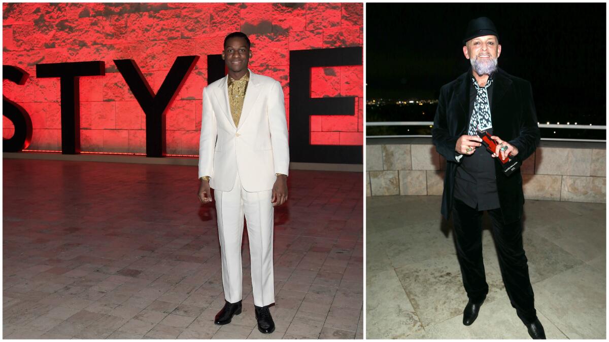 InStyle Award honorees Leon Bridges, left, and Danilo Dixon.