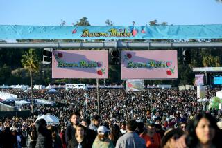Thousands attended the sold-out Besame Mucho Festival, at Dodger Stadium on Saturday, Dec. 3, 2022. More than 50 bands and singers performed on four stages spread out throughout the Dodger Stadium parking lots.