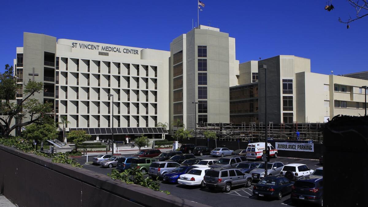 St. Vincent Medical Center in Los Angeles is one of six California hospitals owned by Verity Health System.