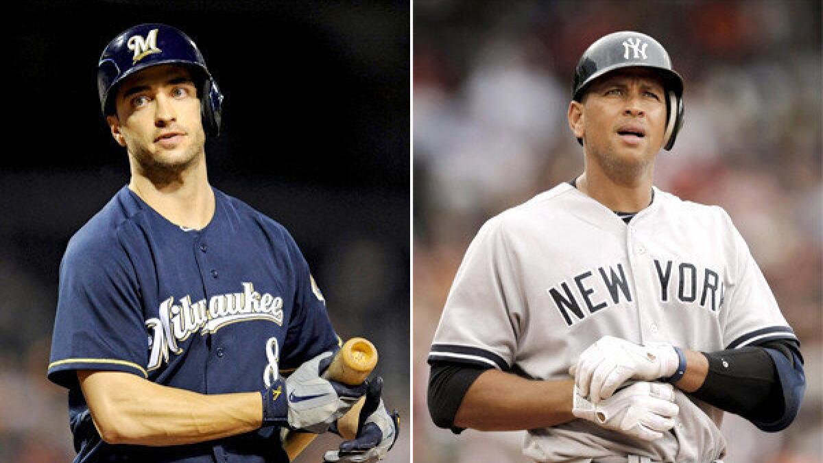 A-Rod, Braun among players under MLB investigation