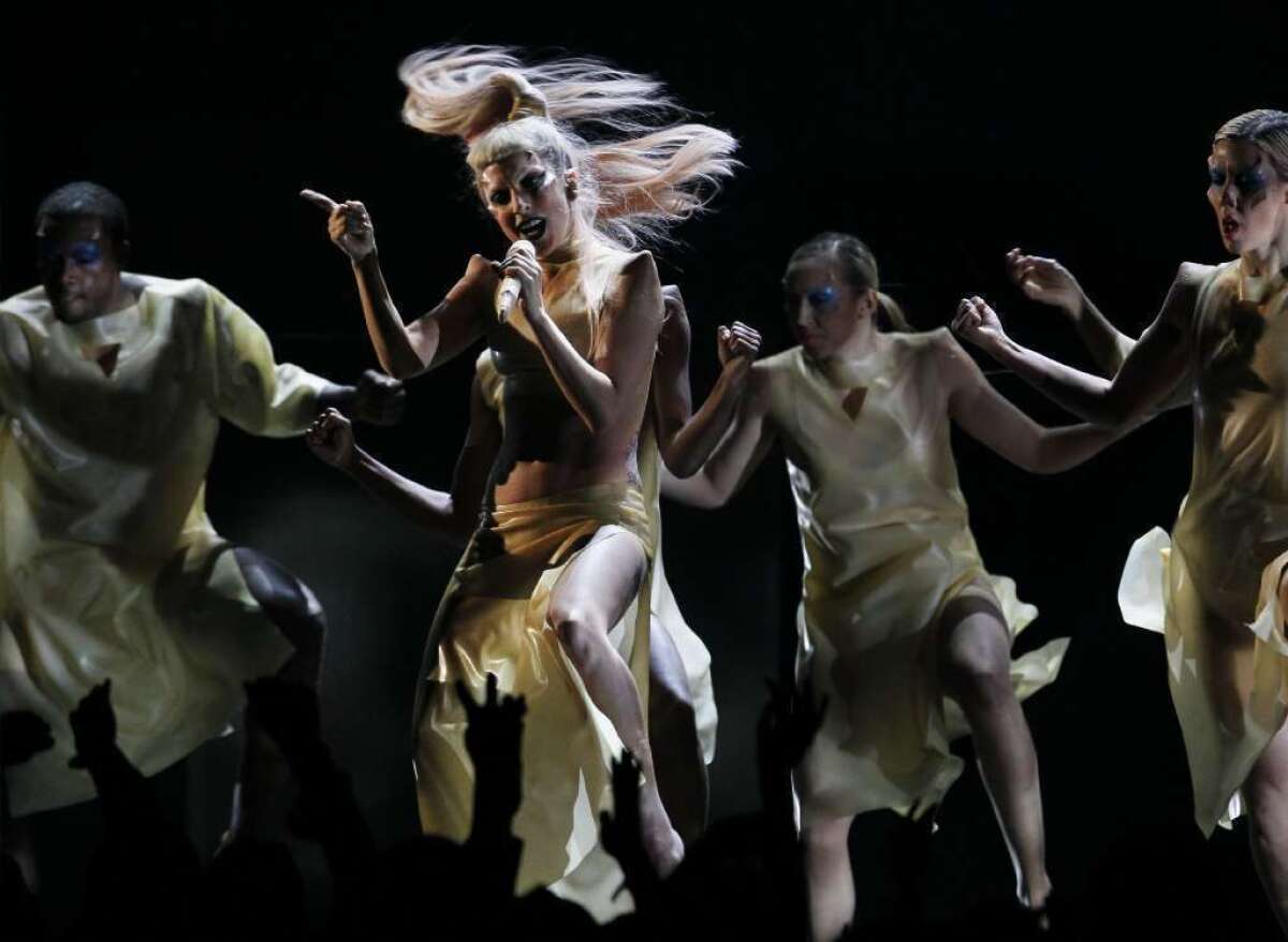 Lady Gaga, performing at the Grammy Awards in 2011, lent her speaking voice to a marathon reading of "Solaris."