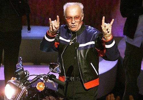 Knievel was given an award at the ESPN Action Sports and Music Awards at the Universal Amphitheatre in Los Angeles.