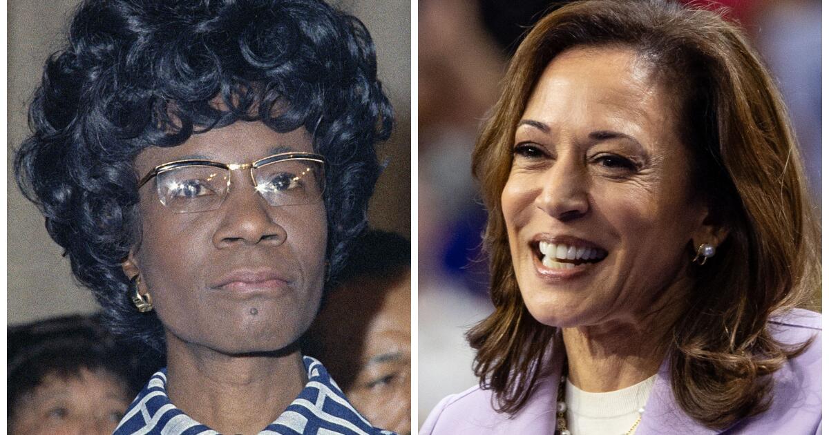 Opinion: How Shirley Chisholm’s run for president led to Kamala Harris’