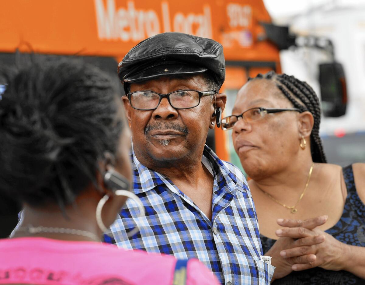 Brandon Shorts' sister Kendra, father James and mother Angela at the spot where Brandon was fatally shot in November 2010. With the killer still at large, their hopes for justice hinge on whether more witnesses will come forward and talk to investigators about the shooting.