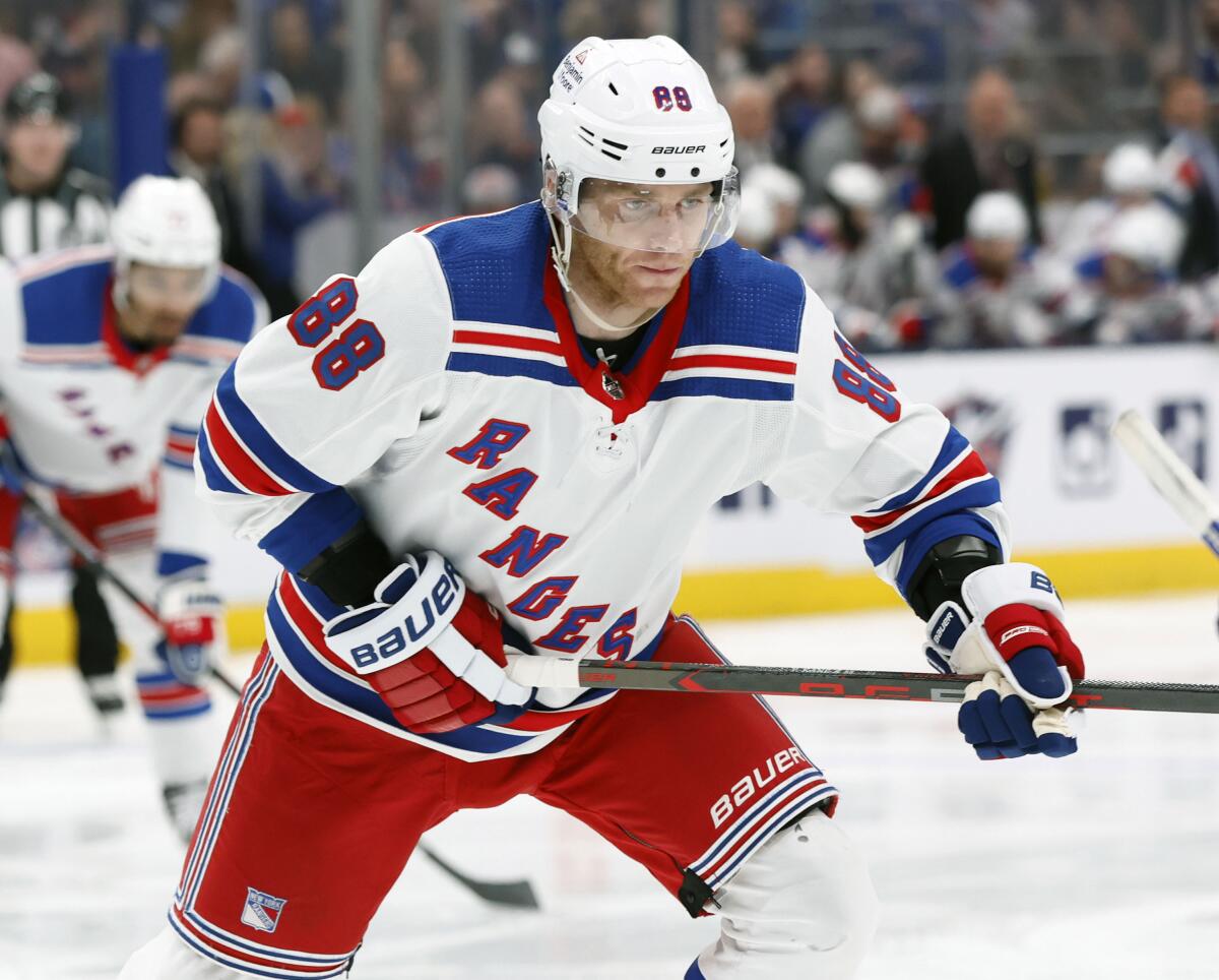 See photos from Patrick Kane's first game with the New York Rangers