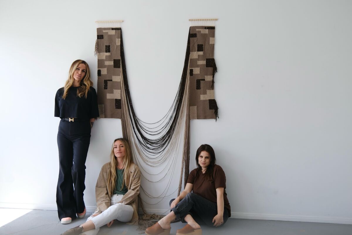 Jessica Tingle, Imogen Baxter and Alyssa Alexander (from left) are the partners behind the May 20 San Diego Design Expo.