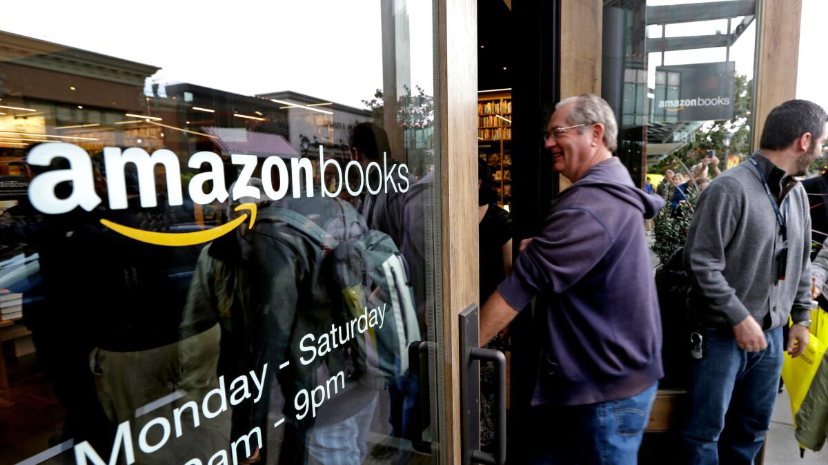 Amazon Books in Seattle.