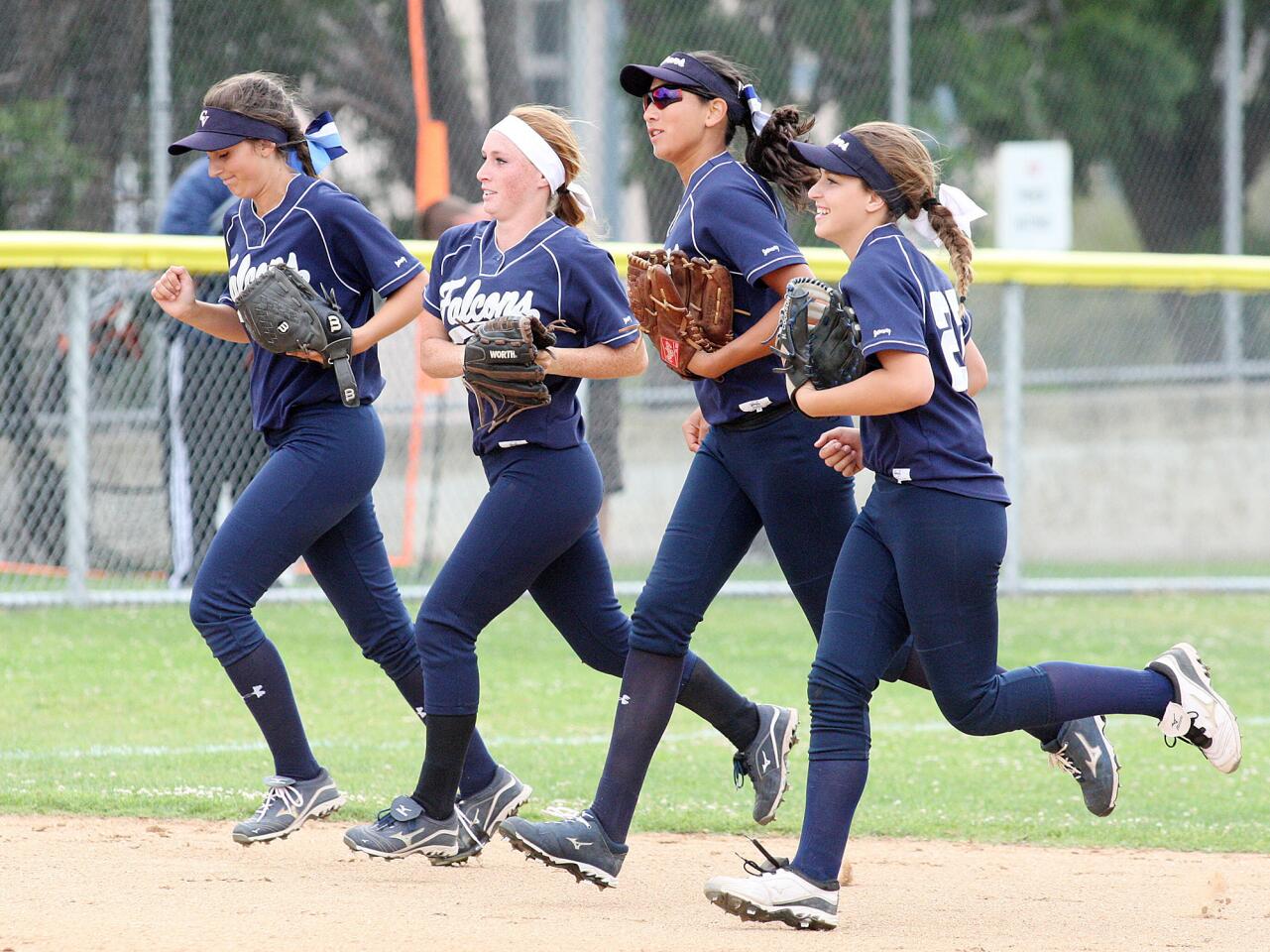 Photo Gallery: Crescenta Valley vs. Arcadia league softball