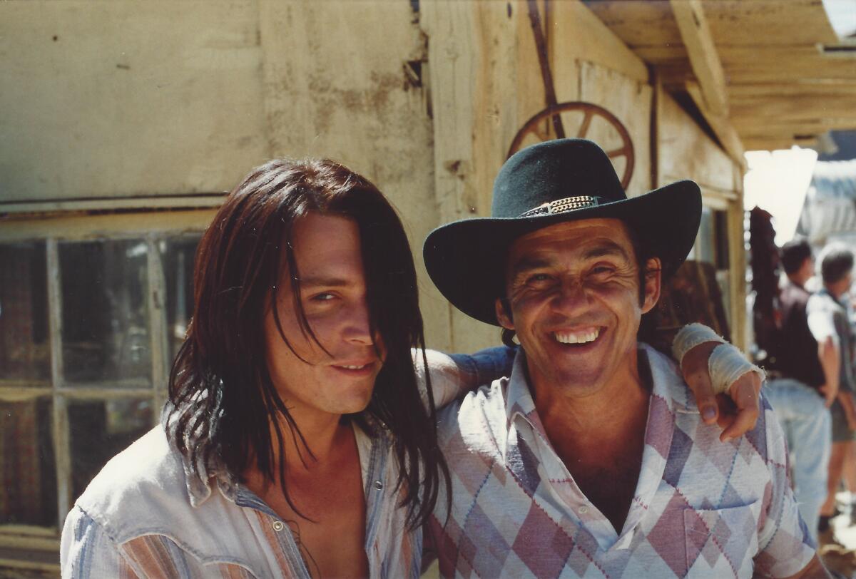 Johnny Depp and Pepe Serna