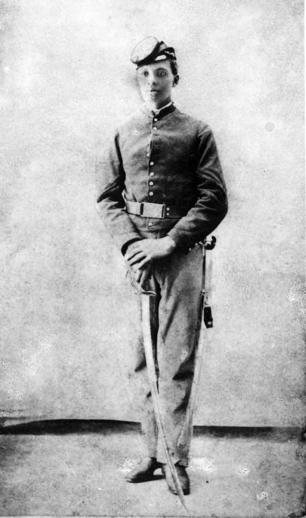 Amos Hudgins served in the 2nd Kansas Colored Infantry of the Union Army during the Civil War.