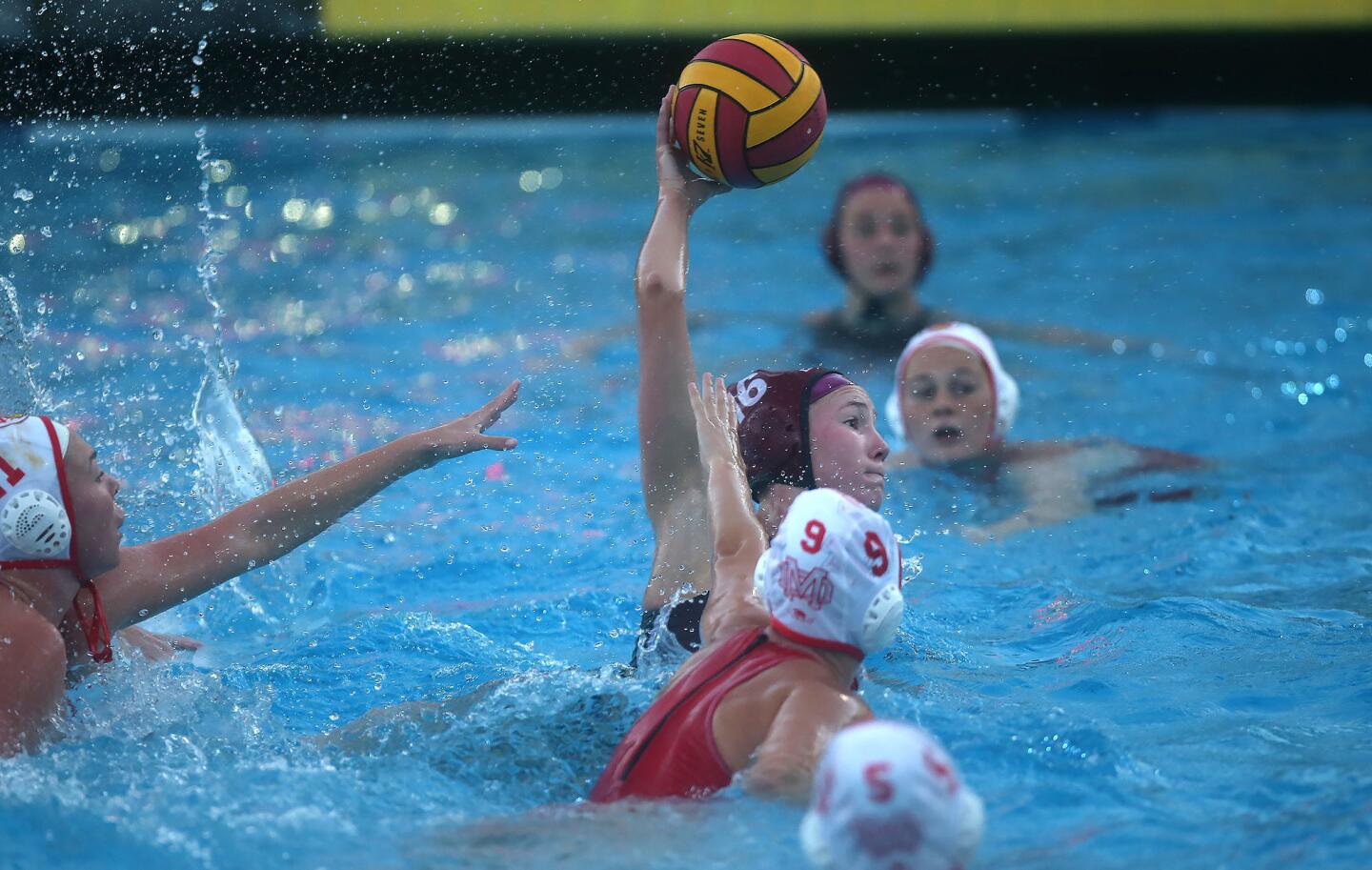 Photo Gallery: Laguna Beach vs. Mater Dei in girls’ water polo