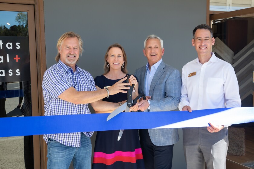 The ribbon cutting for El Camino Square