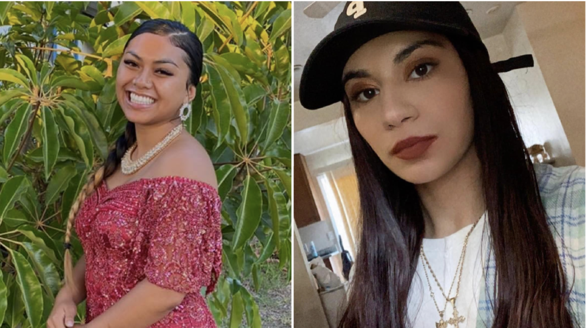 Alyssa Ros, 22, left and Xylona Gama, 23