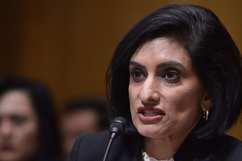 Seema Verma testifies before the Senate Finance Committee on her nomination to be the administrator of the Centers for Medicare and Medicaid Services, in the Dirksen Senate Office Building in Washington, DC on Feb 16, 2017. / AFP PHOTO / Mandel NganMANDEL NGAN/AFP/Getty Images ** OUTS - ELSENT, FPG, CM - OUTS * NM, PH, VA if sourced by CT, LA or MoD **
