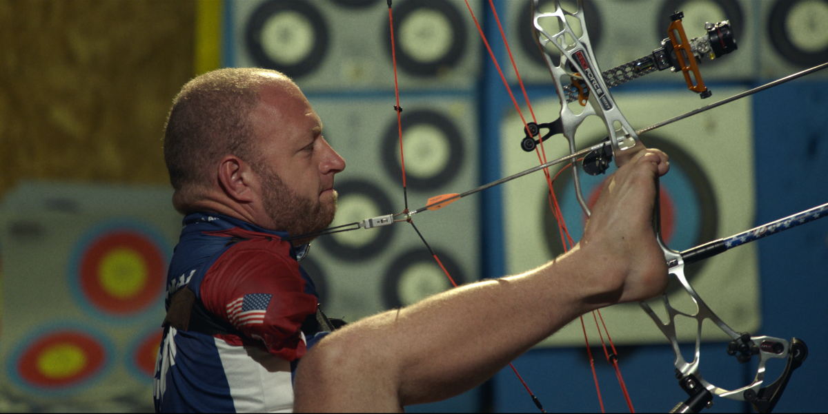 U.S. archer Matt Stutzman in the documentary "Rising Phoenix."