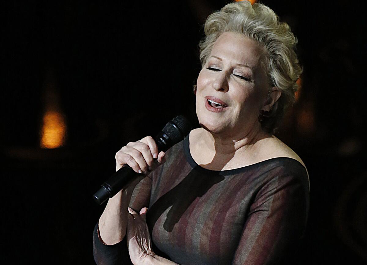Bette Midler at the 86th Academy Awards on March 2, 2014.